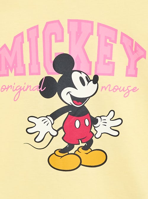 Camiseta 'Disney' 'Mickey' en algodón liso - Kiabi