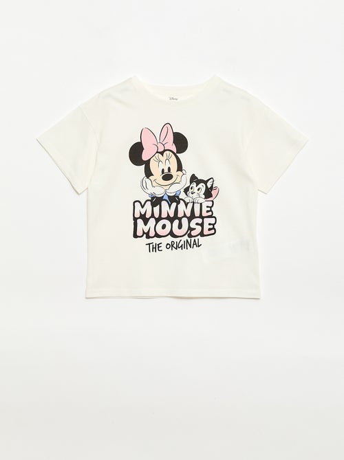 Camiseta 'Disney' 'Minnie' en algodón liso - Kiabi