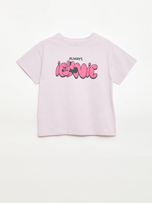 Camiseta 'Disney' 'Minnie' en algodón liso - Kiabi