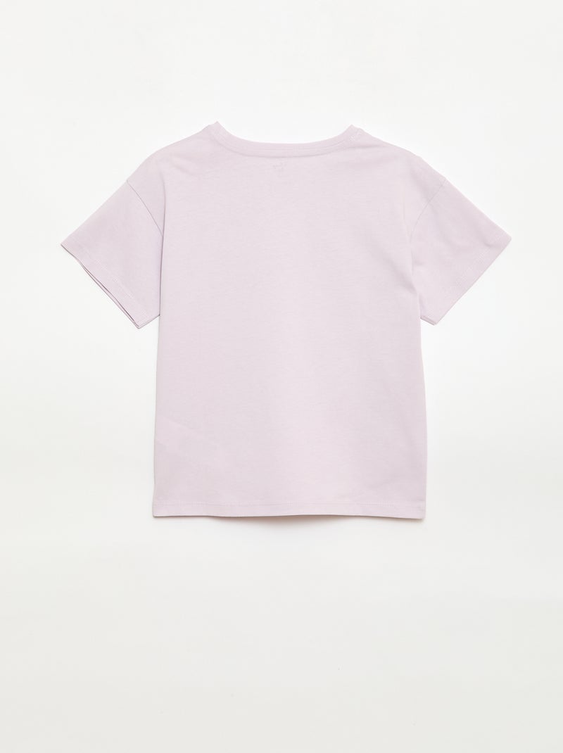 Camiseta 'Disney' 'Minnie' en algodón liso Purpura - Kiabi