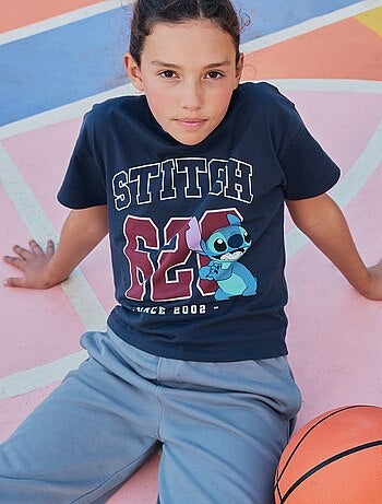 Camiseta 'Disney' 'Stitch' de manga corta