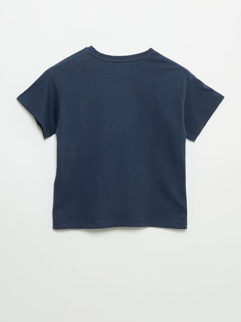 Camiseta 'Disney' 'Stitch' de manga corta Azul - Kiabi