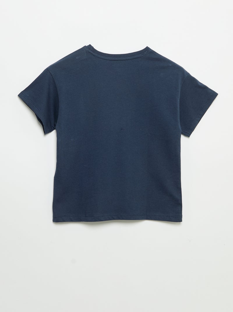 Camiseta 'Disney' 'Stitch' de manga corta Azul - Kiabi
