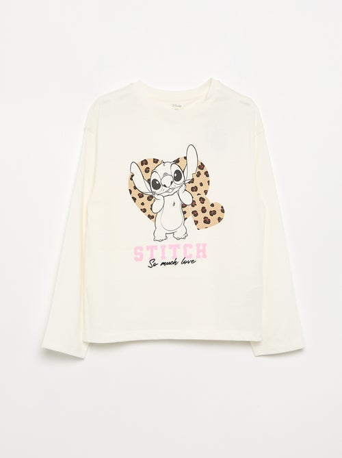 Camiseta 'Disney' 'Stitch' de manga larga - Kiabi Camiseta 'Disney' 'Stitch' de manga larga - Kiabi