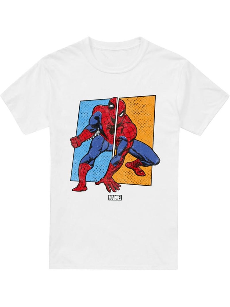 Camiseta dividido para hombre - spider-man Blanco - Kiabi
