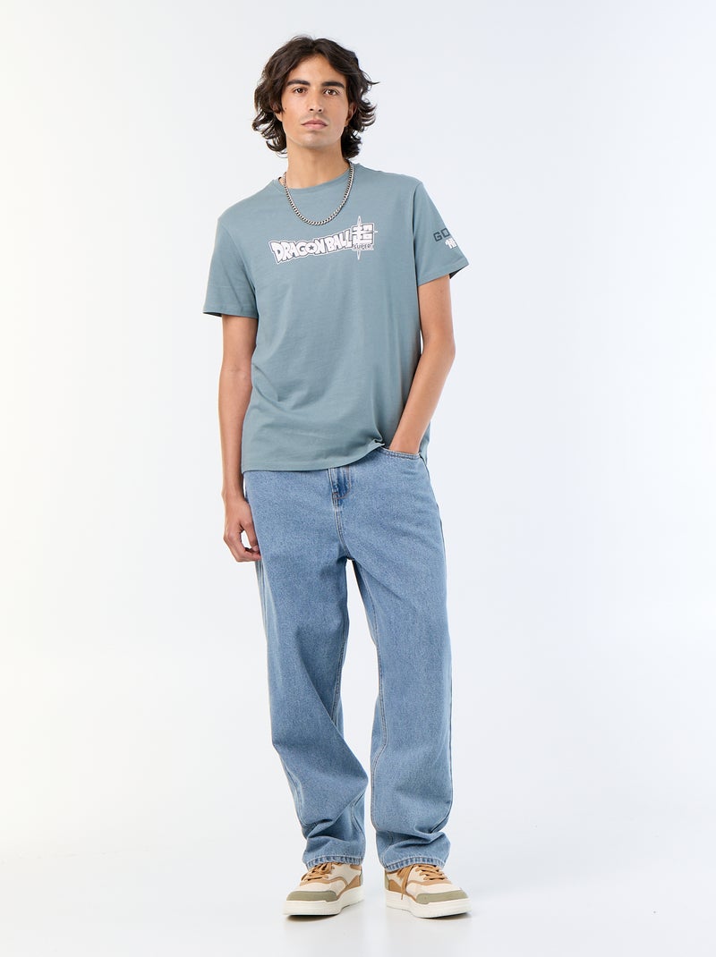 Camiseta 'Dragon Ball' de manga corta Azul - Kiabi