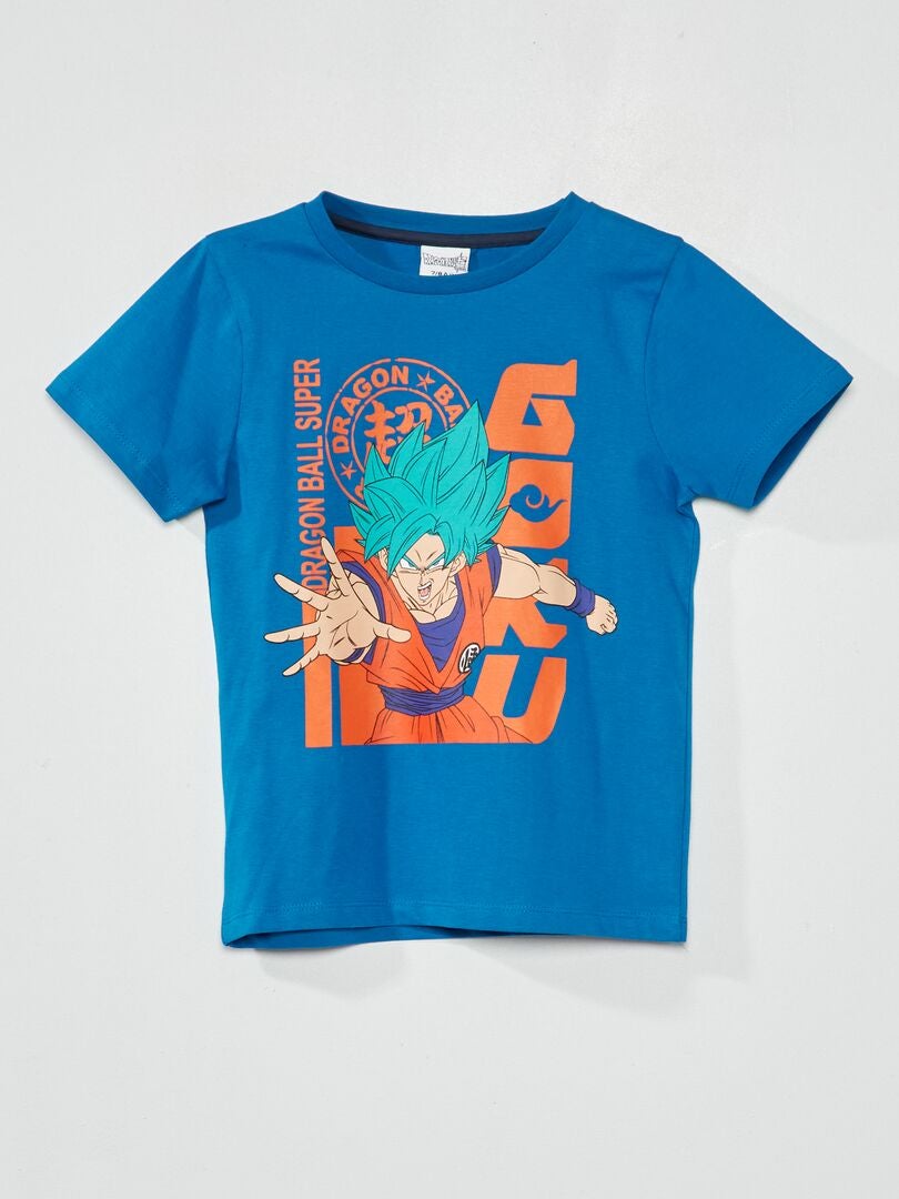 Camiseta 'Dragon Ball Z' de punto azul - Kiabi