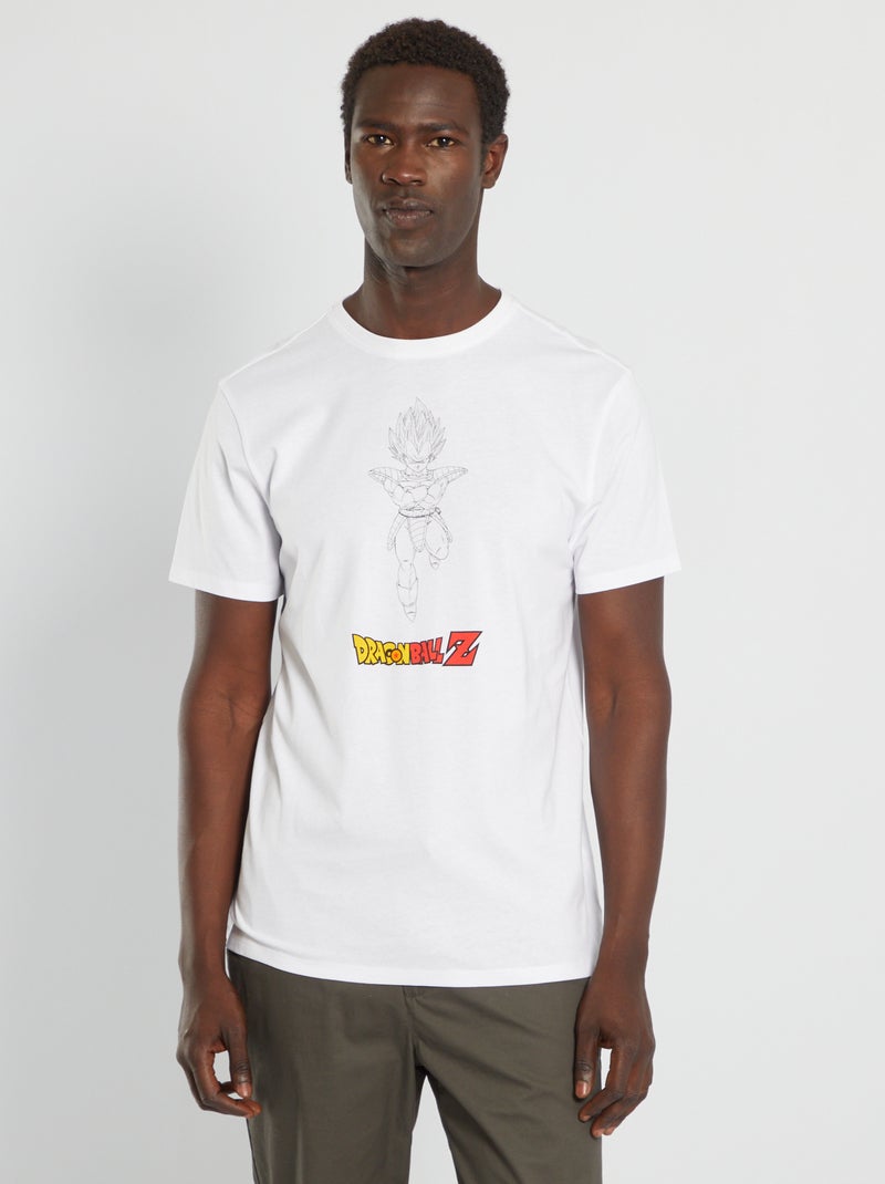 Camiseta 'Dragon Ball Z' de punto Blanco - Kiabi