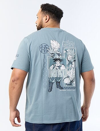 Camiseta 'Dragon Ball Z' estampada por delante y por detrás
