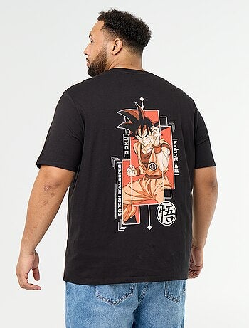 Camiseta 'Dragon Ball Z' estampada por delante y por detrás