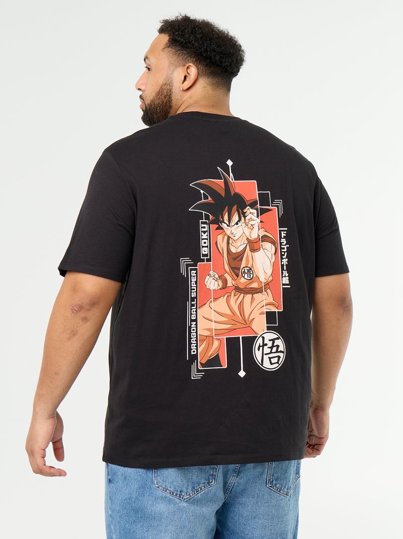 Camiseta 'Dragon Ball Z' estampada por delante y por detrás Negro - Kiabi