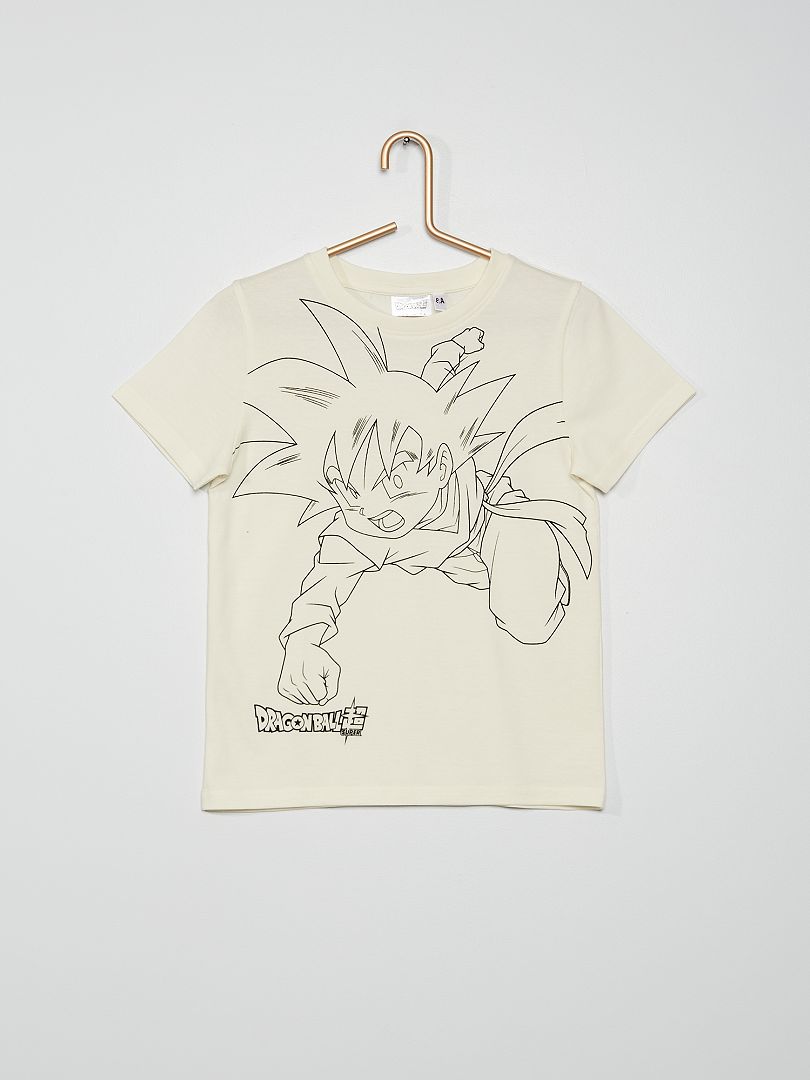 Cabra confiar Hay una tendencia Camiseta 'Dragon Ball Z' 'Son Goku' - BLANCO - Kiabi - 8.00€