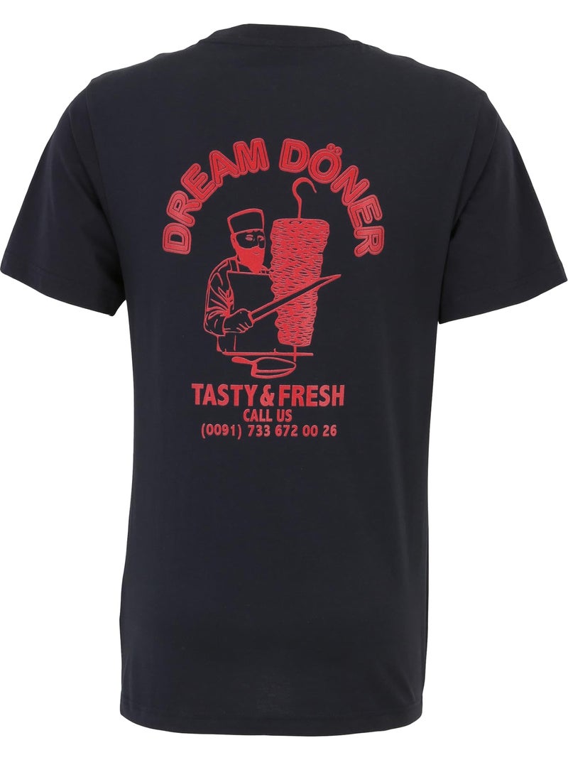 Camiseta dream kabab para hombre - mister tee Azul marino - Kiabi