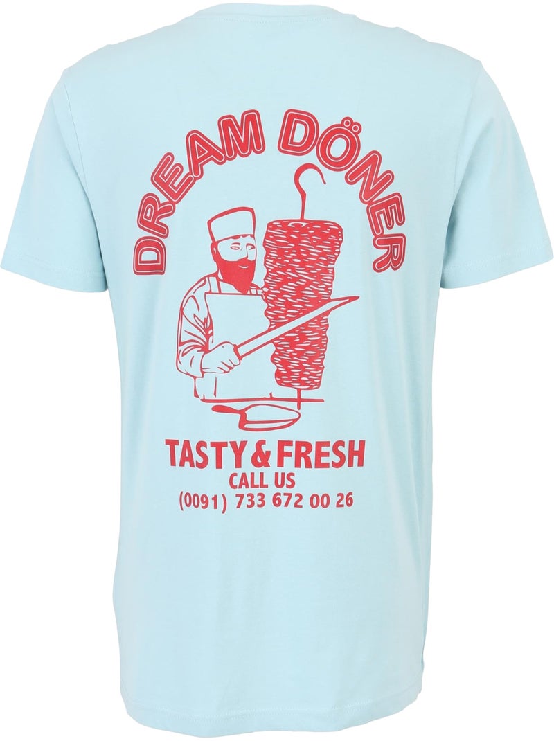 Camiseta dream kabab para hombre - mister tee Azul mediterráneo - Kiabi