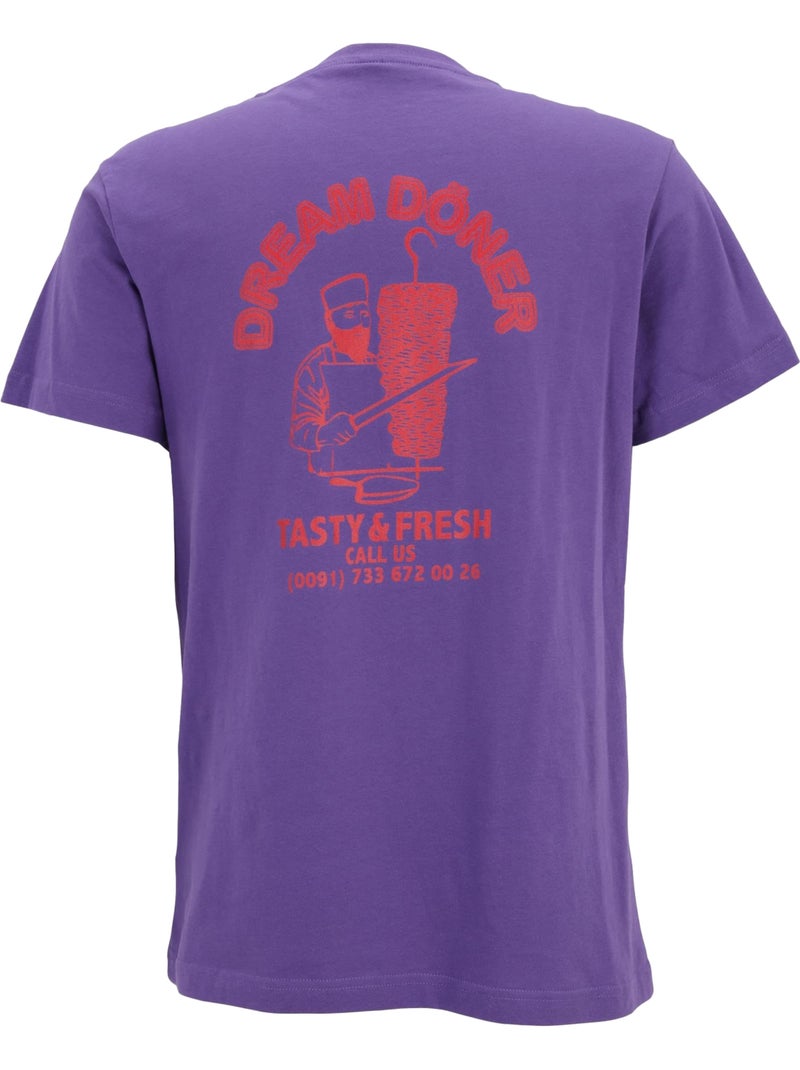 Camiseta dream kabab para hombre - mister tee Violeta berenjena - Kiabi