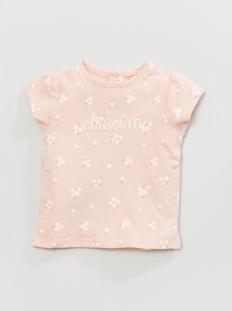 Camiseta 'dream' ROSA - Kiabi