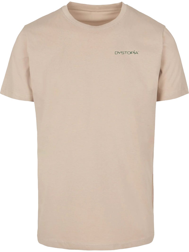 Camiseta dystopia para hombre - mister tee Beige - Kiabi