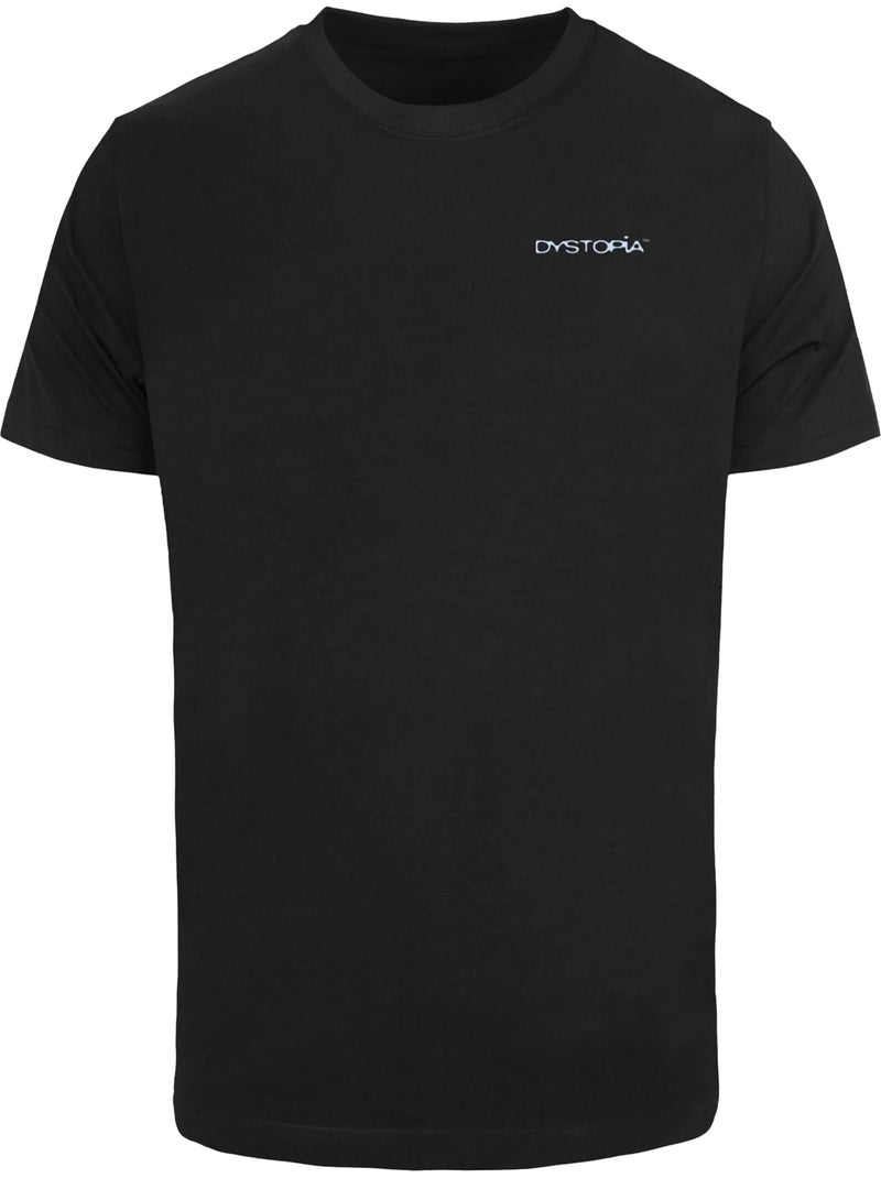 Camiseta dystopia para hombre - mister tee Negro - Kiabi