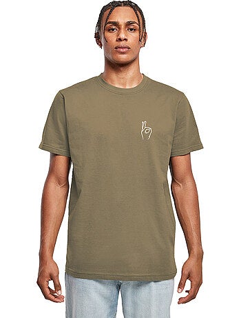 Camiseta easy sign para hombre - mister tee