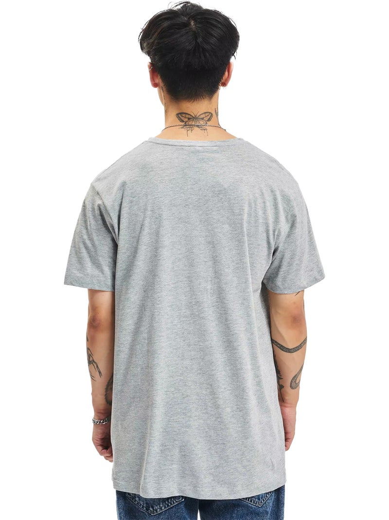 Camiseta easy sign para hombre - mister tee Gris jaspeado - Kiabi