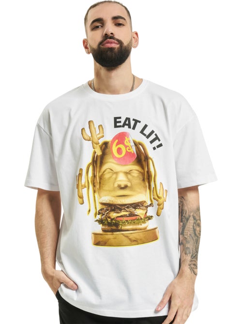 Camiseta eat lit! Para hombre - mister tee - Kiabi