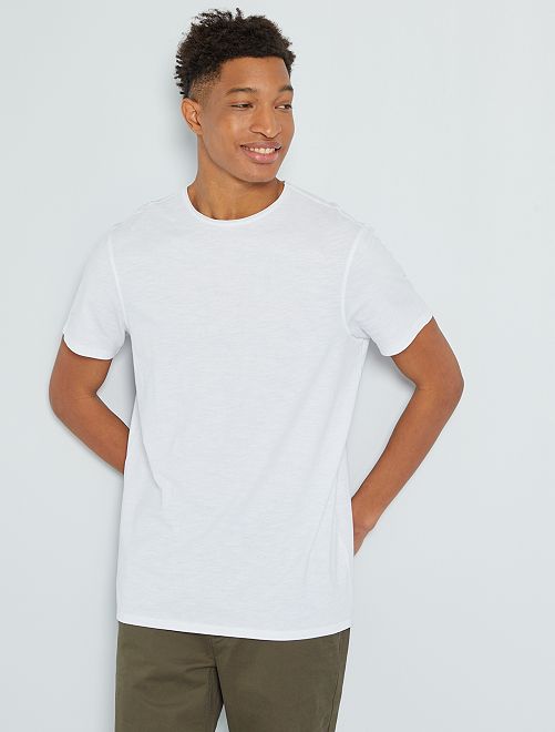 Camiseta eco-concepción +1,90 m                                                                 blanco 
