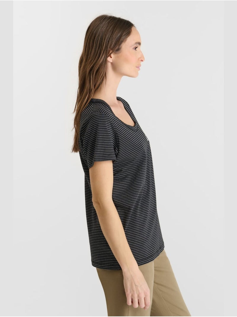 Camiseta EDWIGE Negro - Kiabi