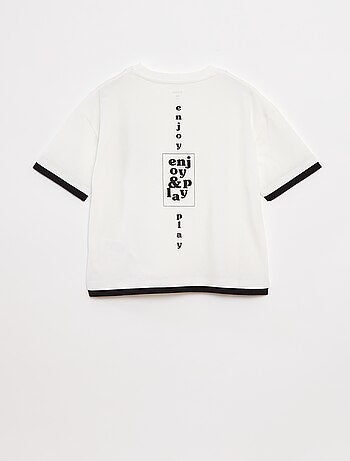 Camiseta efecto 2 en 1