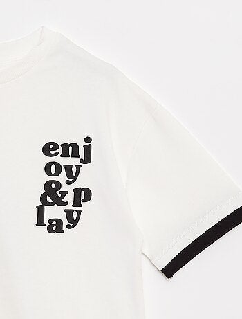 Camiseta efecto 2 en 1