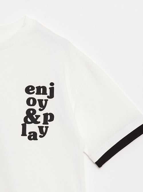 Camiseta efecto 2 en 1 - Kiabi