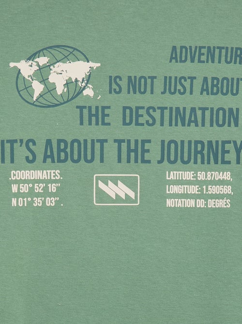 Camiseta efecto 2 en 1 de manga larga - Kiabi