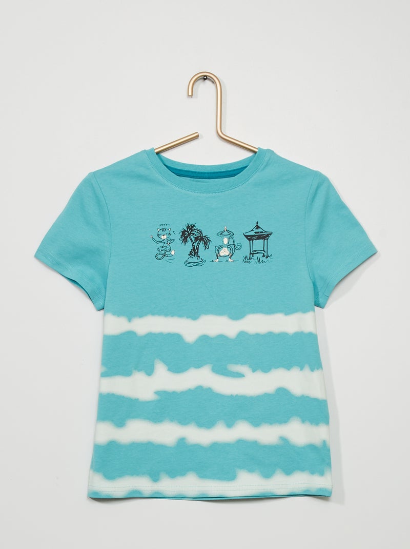Camiseta efecto 'tie-dye' AZUL - Kiabi
