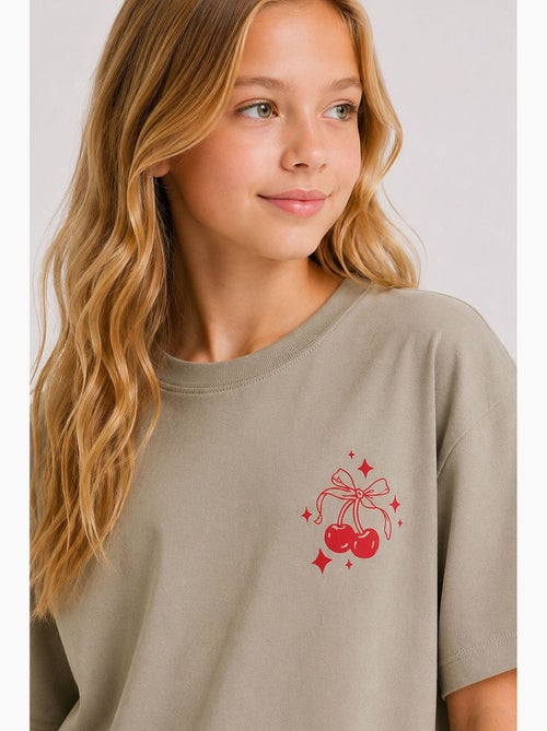 Camiseta elástica de algodón tommy - Kiabi