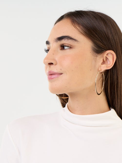 Camiseta elástica de cuello alto - Kiabi