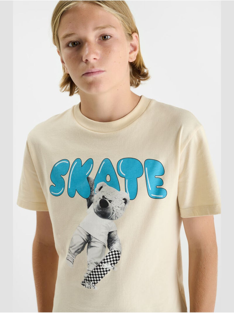Camiseta EMIRATOB Beige - Kiabi