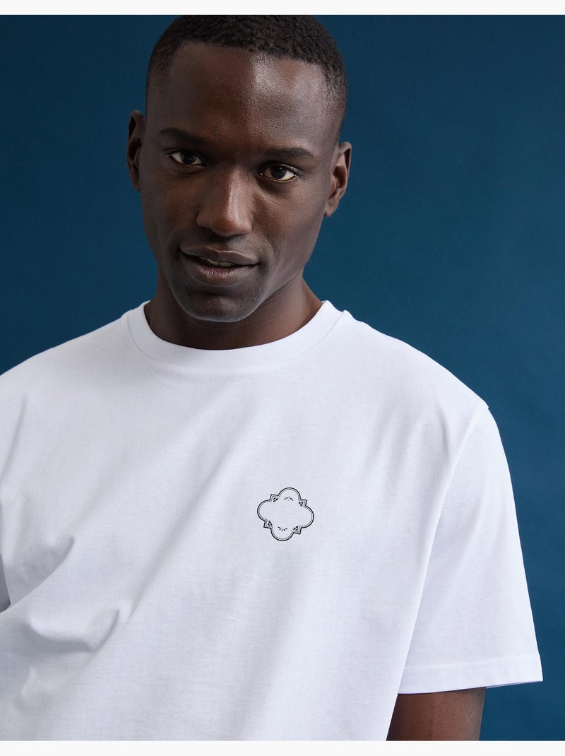 Camiseta 'Entusiasmo Nativo', MO Fashion Blanco - Kiabi