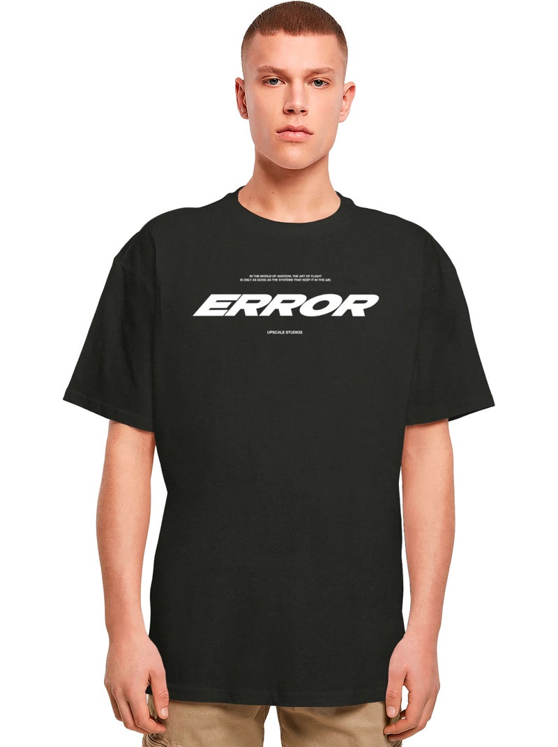 Camiseta error wording para hombre - mister tee Negro - Kiabi