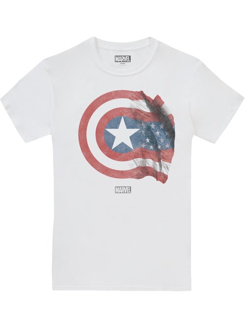Camiseta escudo para hombre - captain america - Kiabi