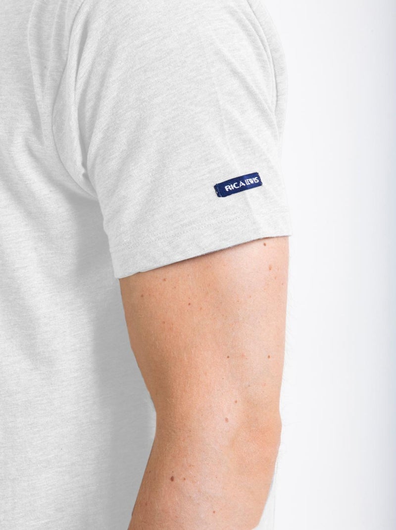 Camiseta Esencial en algodón SIGNAT1 'Rica Lewis' Blanco - Kiabi