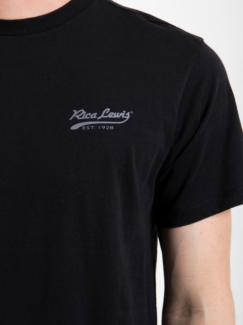 Camiseta Esencial en algodón SIGNAT1 'Rica Lewis' Negro - Kiabi