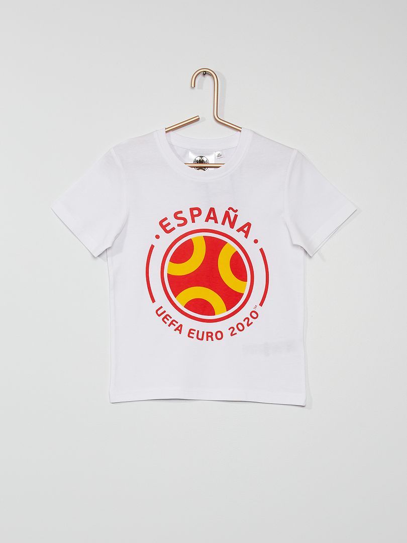 Camiseta 'España' 'UEFA Euro 2020' blanco - Kiabi