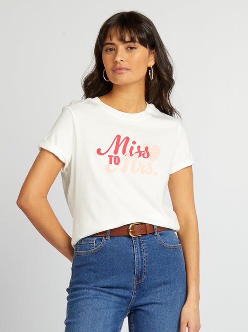 Camiseta especial Despedida de soltera - Kiabi