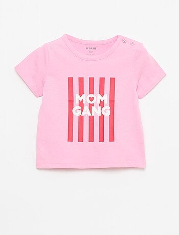 Camiseta especial Día de la Madre en punto de algodón