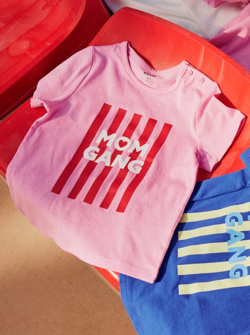 Camiseta especial Día de la Madre en punto de algodón - Kiabi