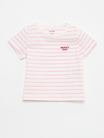 Camiseta especial Día de la Madre en punto de algodón