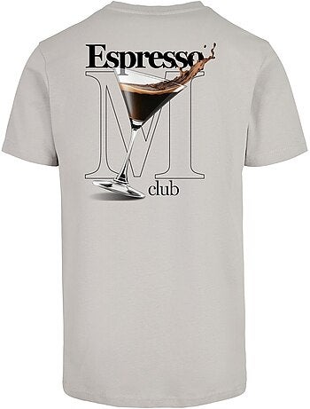 Camiseta espresso m club para hombre - mister tee