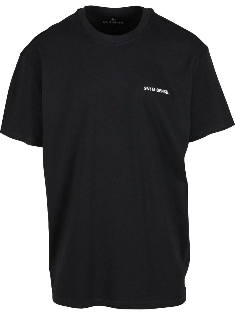 Camiseta essentials para hombre - 9n1m sense Negro - Kiabi