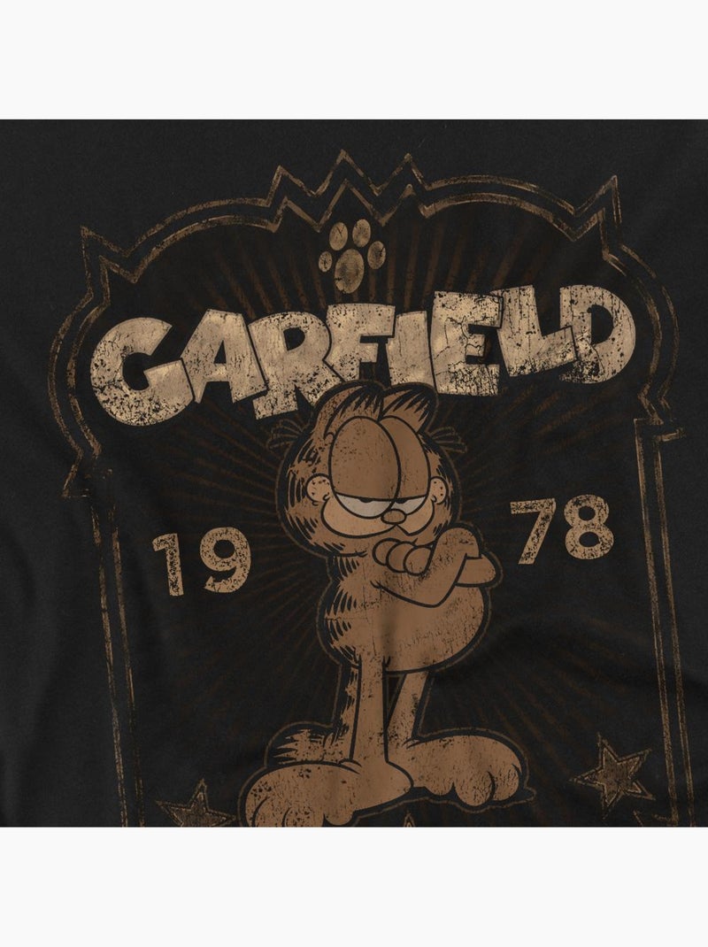 Camiseta est 1978 para hombre - garfield Negro - Kiabi