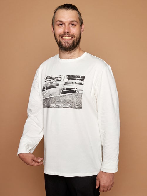 Camiseta estampada - colección fácil de poner - Kiabi