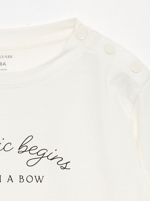Camiseta estampada - colección fácil de poner - Kiabi